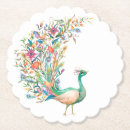 Recherche de peacock dessous de verres Coloré