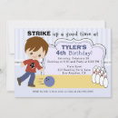 Recherche de bowling alley invitations Garçon