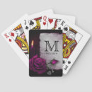 Recherche de bougie jeux de cartes Rose
