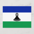 Recherche de drapeau du lesotho cartes postales Mosotho