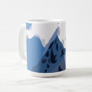 Recherche de montagne neige tasses Illustration