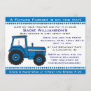 Recherche de tractor baby shower invitations Vert