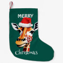 Recherche de girafes chaussette de noël Safari