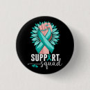 Recherche de cancer col badges Blanc