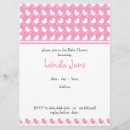 Recherche de pourpre 16x22 invitations Bébé