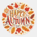 Recherche de automne heureux autocollants Orange