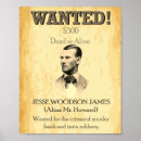 Recherche de criminels posters Pour lui