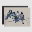 Recherche de oiseau bleu invitations Aquarelle