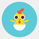 Recherche de semi transparent autocollants Poussin