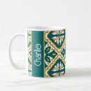 Recherche de motif arabe tasses Vert