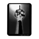 Recherche de point noir et blanc magnets Point de repère