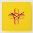 Recherche de drapeau mexique horloges Jaune