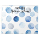 Recherche de pois bleu blocsnotes Polka