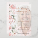 Recherche de dans la mémoire affectueuse invitations Floral