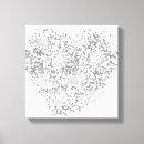 Recherche de coeur abstrait posters Blanc