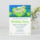 Recherche de grenouille bleue invitations Pavé