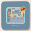 Recherche de culture dessous de verres Gilmore girls luke's diner