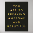 Recherche de or et noir posters Citation motivante