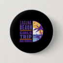 Recherche de fille de plage badges Rétro