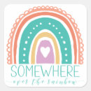 Recherche de quelque part autocollants Arc en ciel