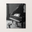 Recherche de piano puzzles Noir
