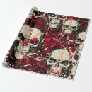 Recherche de skull papier cadeau Noir