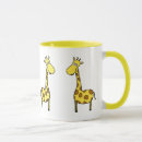 Recherche de girafe drôle tasses Bande dessinée