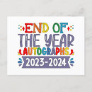 Recherche de autographe cartes postales École