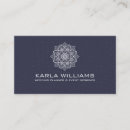 Recherche de motif de mandala cartes visite Bleu