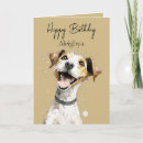 Recherche de jack russel vœux cartes Mignon