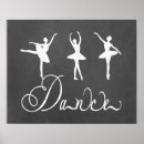 Recherche de studio de danse posters Noir et blanc