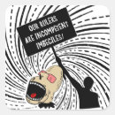 Recherche de dirigeant autocollants Humour