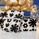 Recherche de motif scandinave papier cadeau Floral