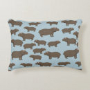 Recherche de hippopotame mignon coussins Safari