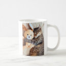 Recherche de chat blanc tasses Typographie