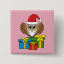 Recherche de vieux carrés badges Santa claus