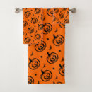 Recherche de halloween salle bain accessoires Citrouille