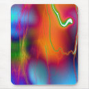 Recherche de arc en ciel abstrait tapis souris Orange