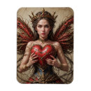 Recherche de coeur rouge magnets Beau