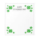 Recherche de trèfle blocsnotes Vert