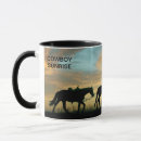 Recherche de silhouette de cheval tasses Cavalier