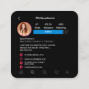 Recherche de photo d instagram cartes visite Chic