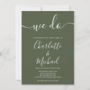 Recherche de olive green mariage invitations De