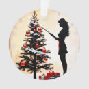 Recherche de silhouette ornements Fête de noël