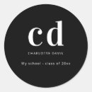 Recherche de white monogram autocollants Simple
