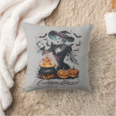 Recherche de sorcière coussins Orange et noir