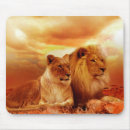 Recherche de lion sauvage tapis souris Safari