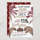 Recherche de oeufs de dinosaure invitations Brontosaurus