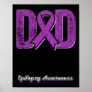 Recherche de maladie chronique posters Épilepsie violette