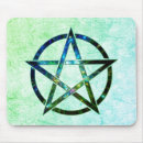 Recherche de symbole païen tapis souris Pentagramme